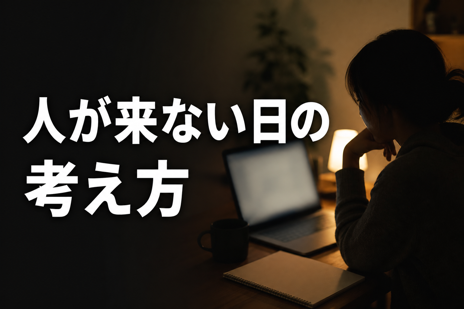 静かな部屋で画面を見つめる女性の横顔