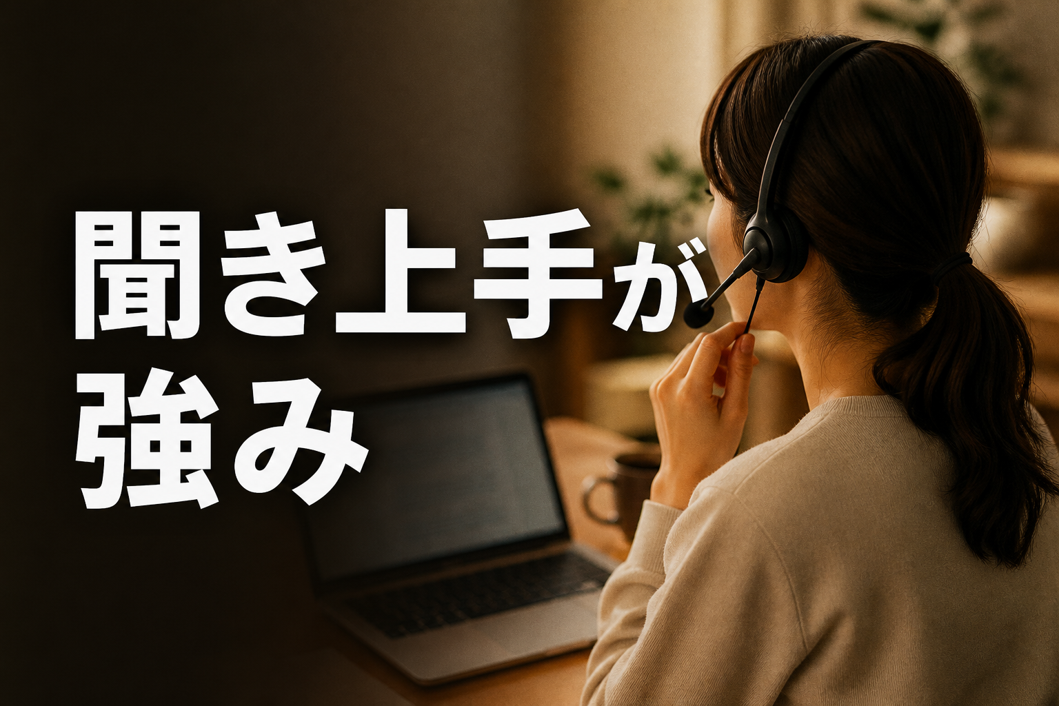 チャットレディの仕事をイメージしたアイキャッチ