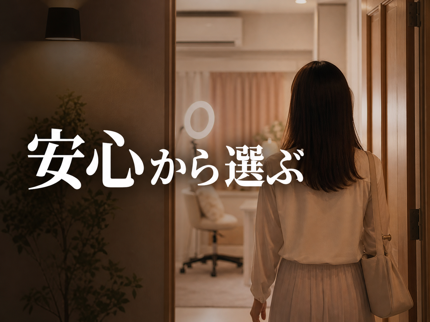 安心できる副業先へ進む女性