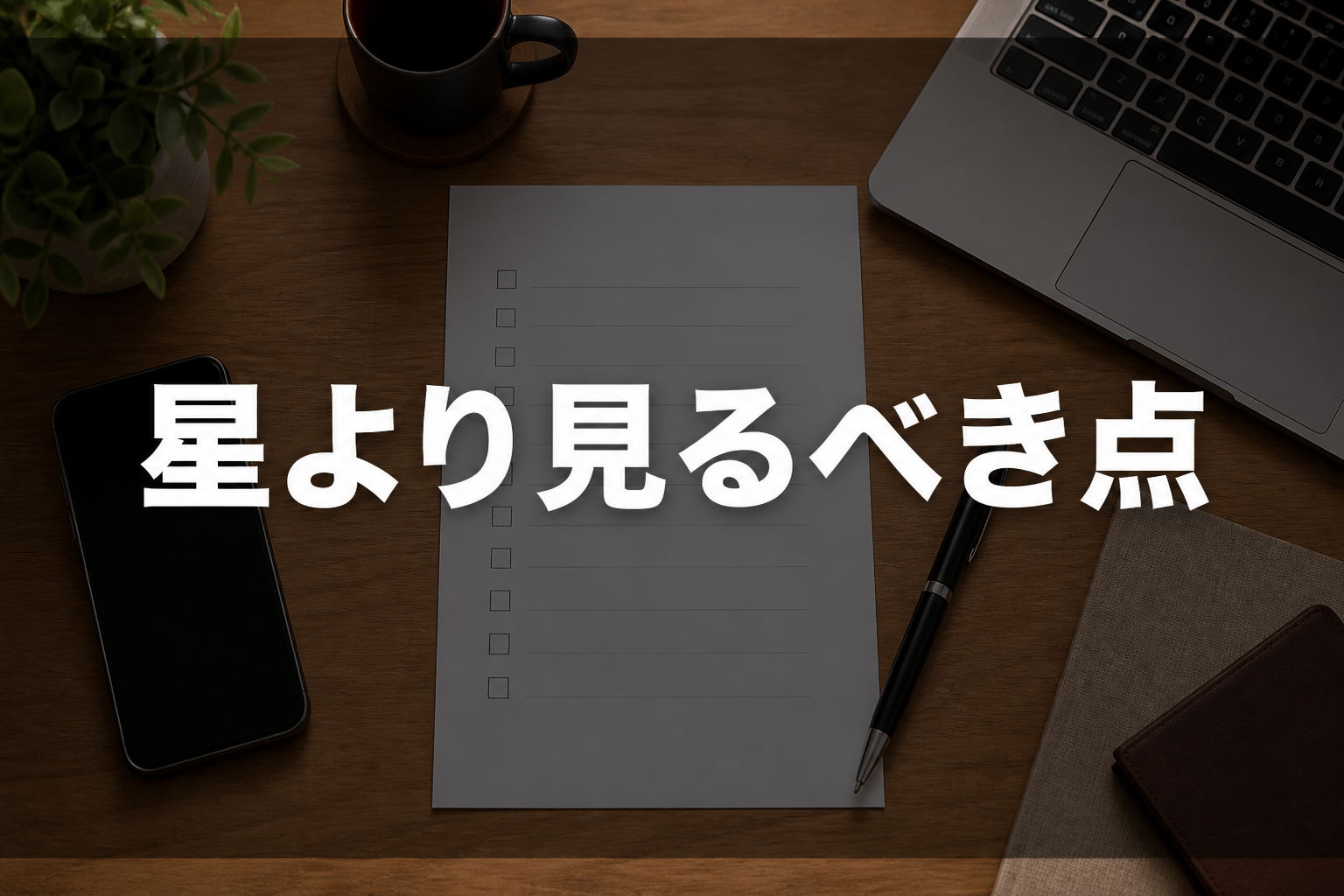 口コミを判断する確認項目