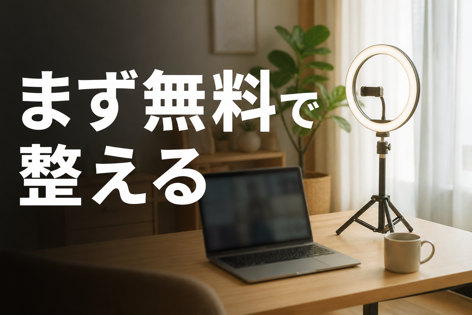 在宅配信の環境を無料から整える