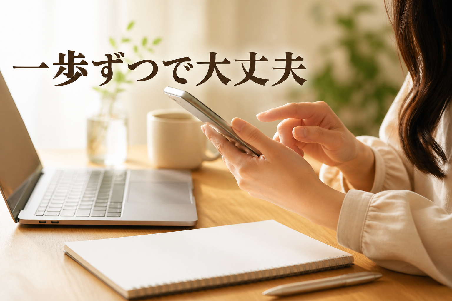 初配信まで一歩ずつ準備するイメージ