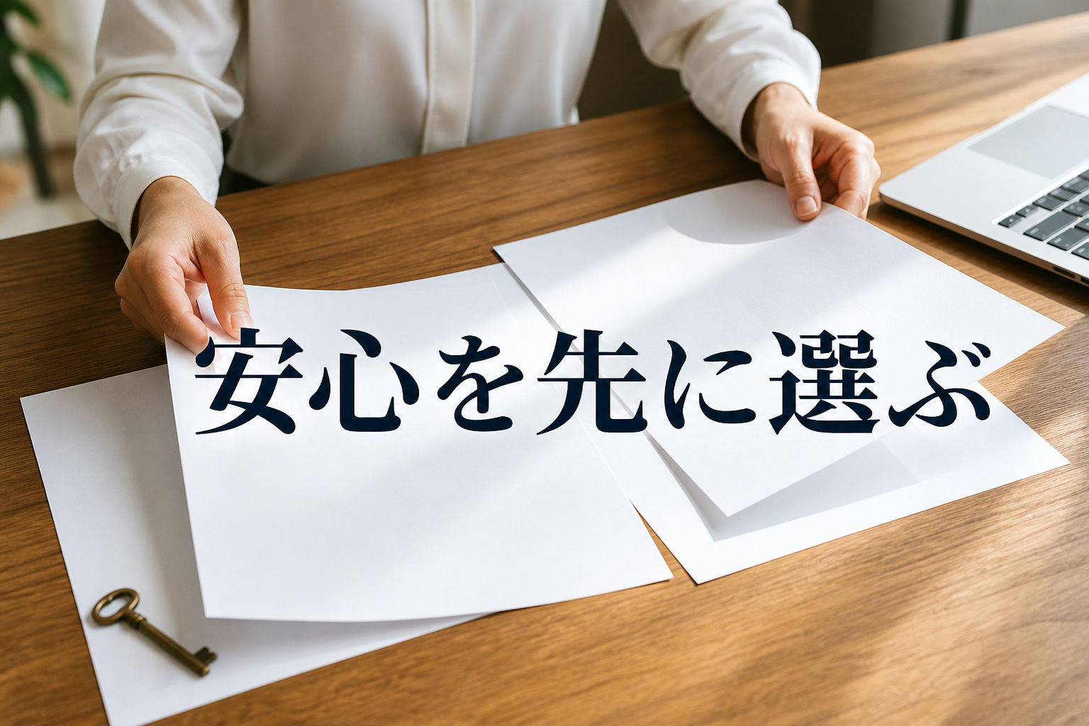 安全性を基準に登録先を比較するイメージ
