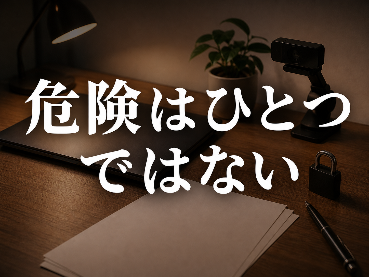 チャットレディの危険を確認する机上