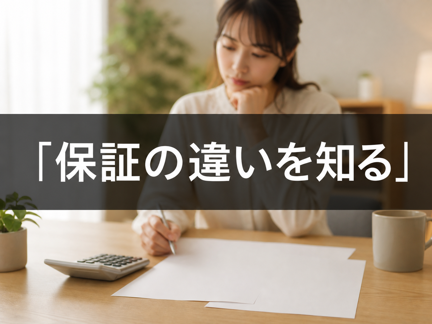 最低保証時給の仕組みを整理する女性