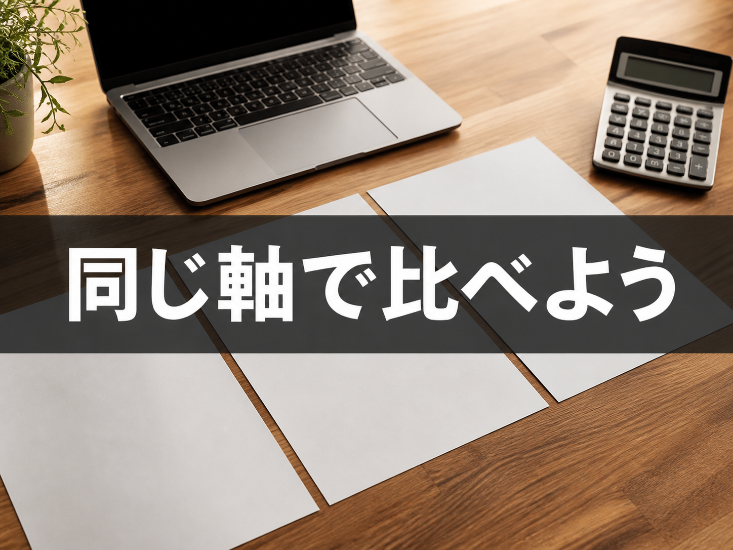 最低保証がある求人を比較するデスク
