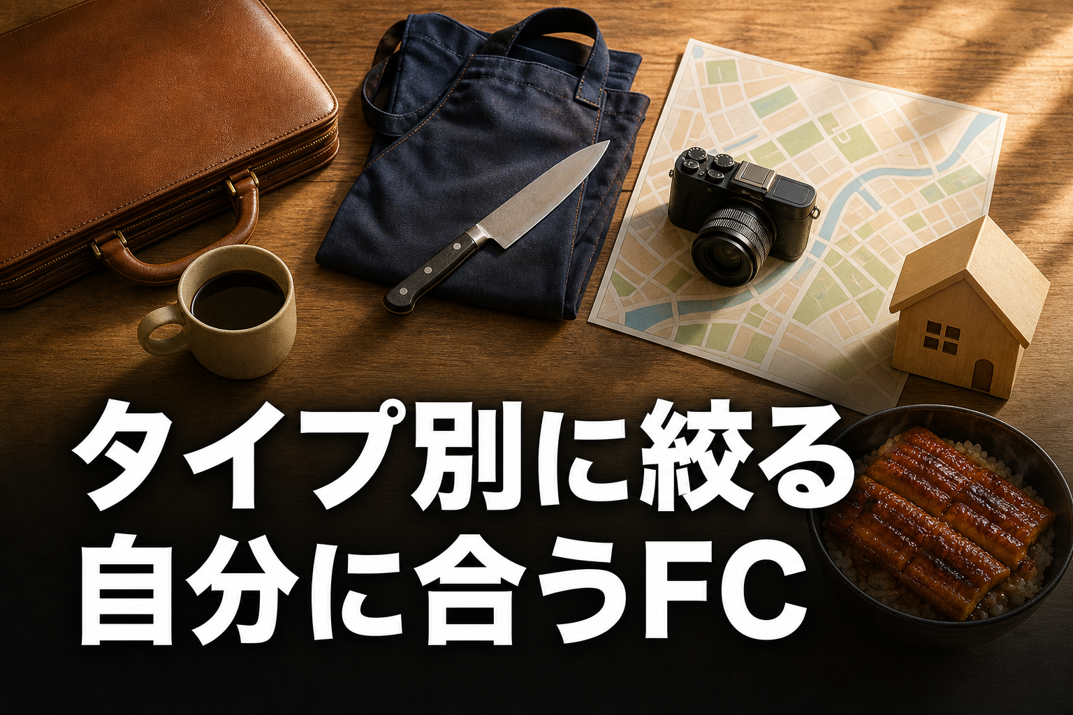 タイプ別にあなたに合うFCが見えるアイキャッチ