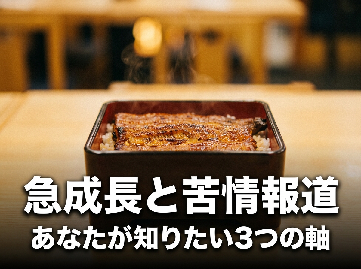 鰻の成瀬を本気で考えるあなたに知ってほしい3つの軸